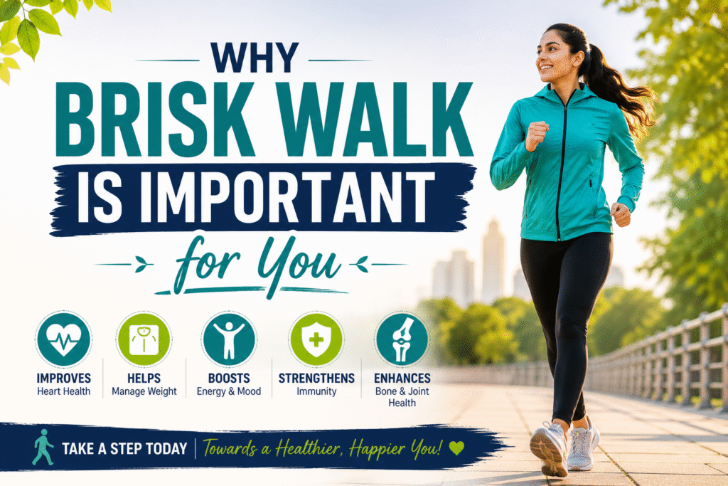 Why Brisk Walk Is Important for You