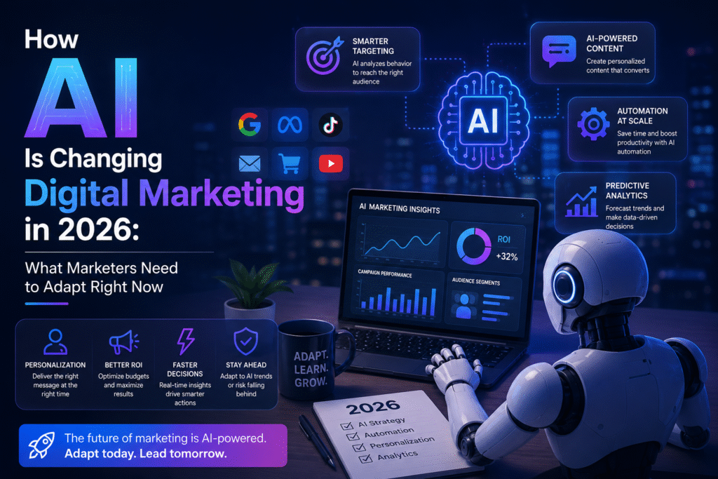 How AI Is Changing Digital Marketing in 2026: What Marketers Need to Adapt Right Now