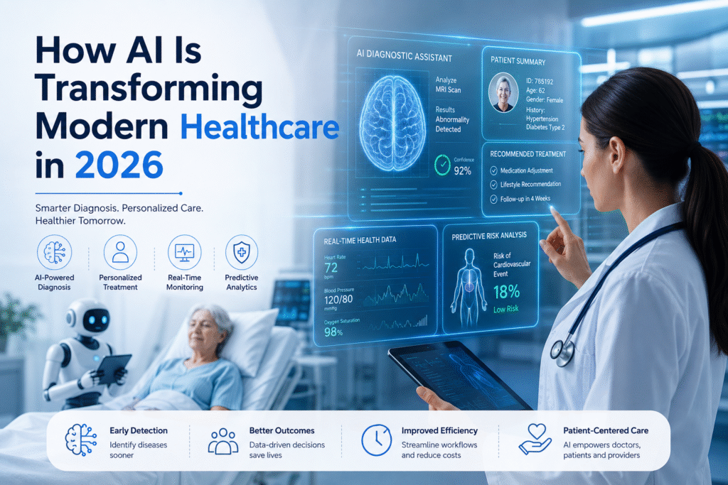 How AI Is Transforming Modern Healthcare in 2026
