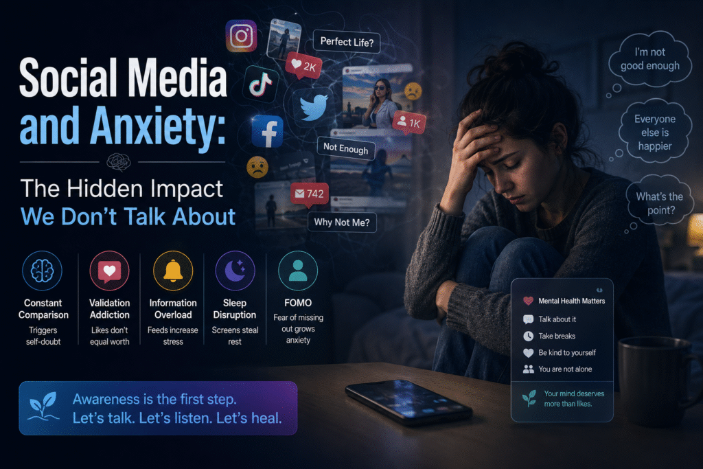 Social Media and Anxiety: The Hidden Impact We Don’t Talk About