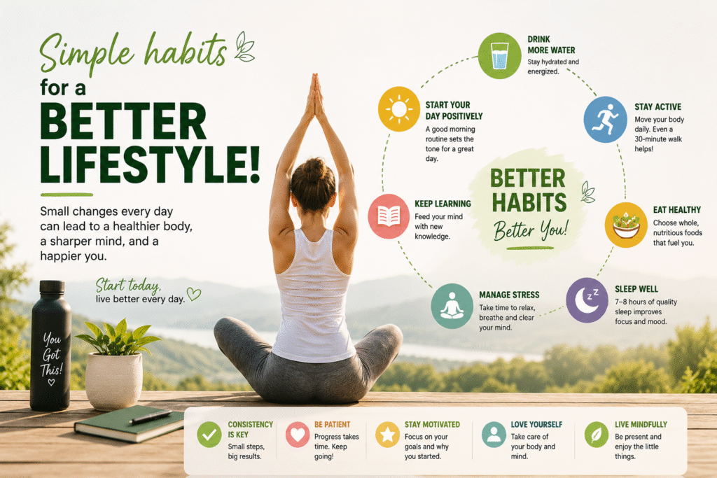 Simple habits for a better lifestyle!