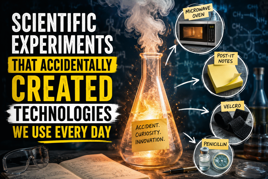 Scientific Experiments That Accidentally Created Technologies We Use Every Day